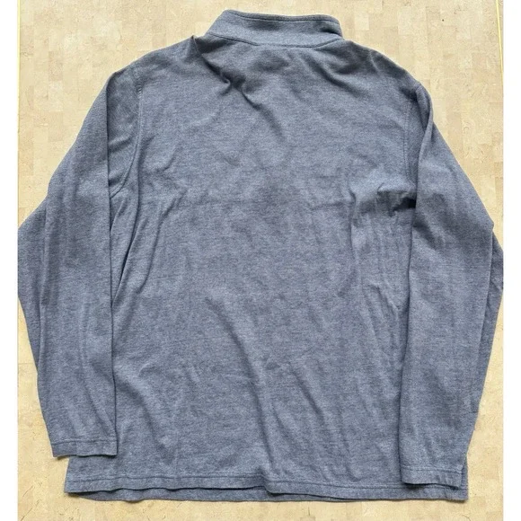 Columbia Mens 2XL Blue Heather Sweatshirt 1/4 Zip Pullover Lightweight - Picture 7 of 7